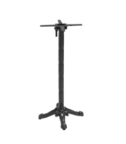 60 cm ronde hoge tafel kantelbaar wit/goud en zwart marmeren blad