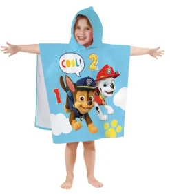 100% katoen bedrukte badcape, PAT PATROUILLE SUNSHINE