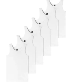6 pack - 95/5 Organic Cotton - onderhemd