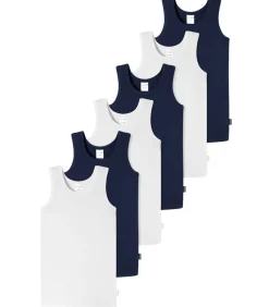 6 pack 95/5 Organic Cotton - onderhemd