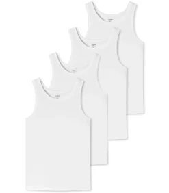 4 pack Basic - onderhemd
