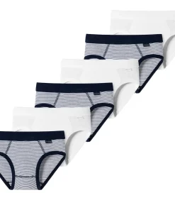 6 pack fijnrib Organic Cotton - slip / onderbroek