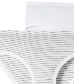 6 pack fijnrib Organic Cotton - heupslips