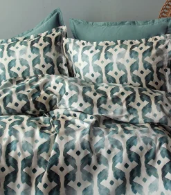 2 persoons beddengoed 240x220 cm+2 kussenslopen 63x63 cm katoensatijn