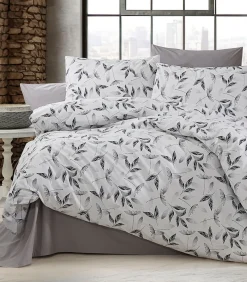 1 persoons beddengoed 140x200 cm+1 kussensloop 65x65 cm in katoen