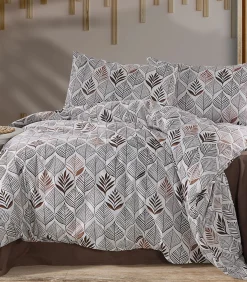 2 persoons beddengoed 240x220 cm+2 kussenslopen 65x65 cm in katoen