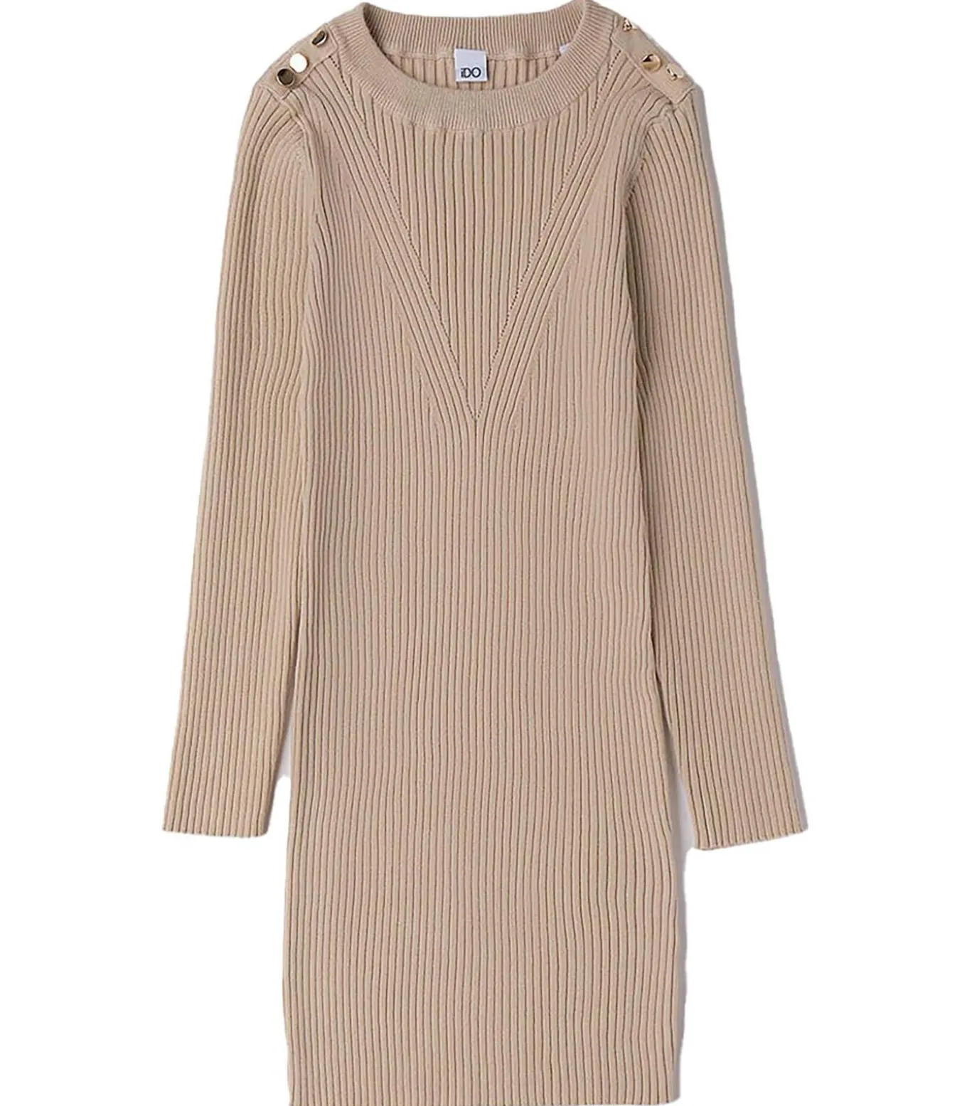 Abito Tricot Con Manica