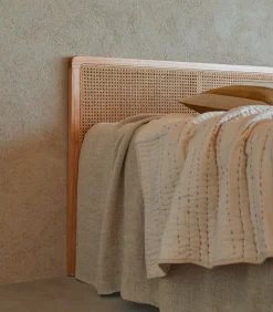 Adèle - Hoofdbord van gevlochten riet 160 cm