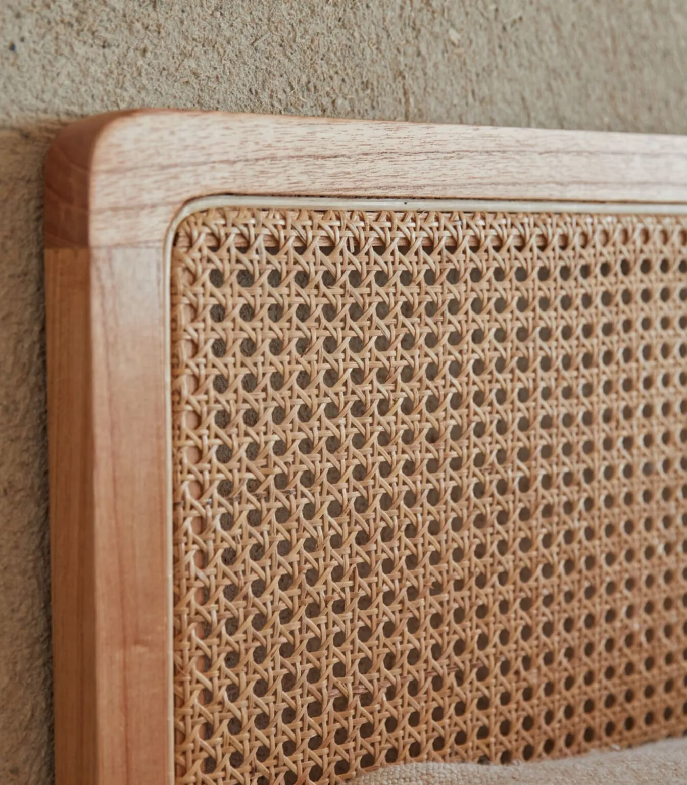 Adèle - Hoofdbord van gevlochten riet 160 cm