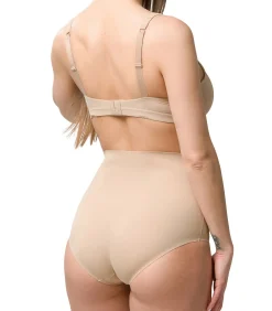 Afslankingsbroekje van microvezel met hoge taille 26 cm