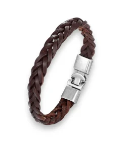 Armband Heren - Bruin Leer - Vintage Stijl