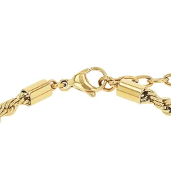 Armband m.Anh. voor dames, roestvrij staal, zirkonia