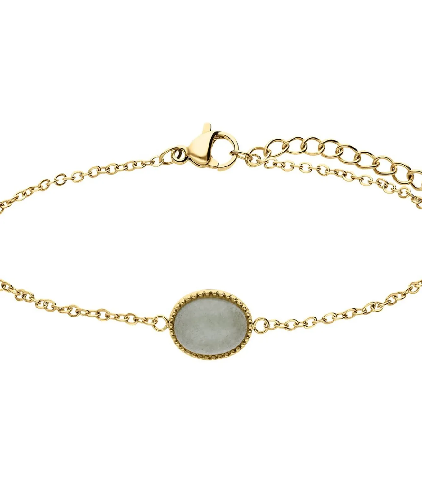 Armband Staal 19 cm - Goudkleurig