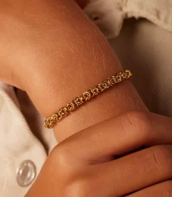 Armband Staal 15 cm - Goudkleurig