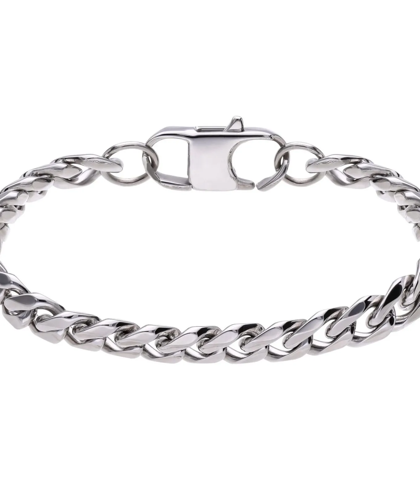 Armband Staal zilverkleurig