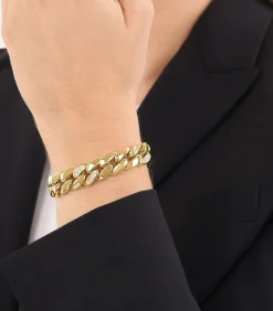 Armband voor dames, roestvrij staal, zirkonia