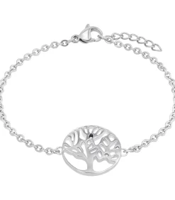 Armband voor dames, roestvrij staal | levensboom