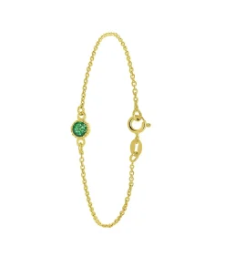 Armband Zilver 19 cm - Goudkleurig