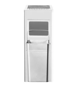 Asbak/prullenbak Hotel 36 L roestvrij staal