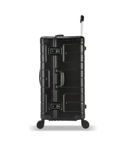 Athens Aluminium Trunk Koffer 4 Wielen Zwarte
