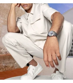 Automatisch horloge Rivé Swiss Made Silver & Blue