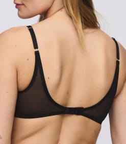 AVEN zwart plunge bh