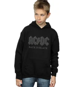 BACK IN BLACK - Trui met kap - Zwart