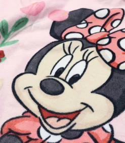 Badcape bedrukt 100% katoen, MINNIE CUTE