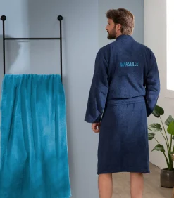 Badjas 100% katoen, OM RUBAN