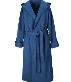 Badjas Reese, Marineblauw - XL - Unisex - Katoen/Polyester