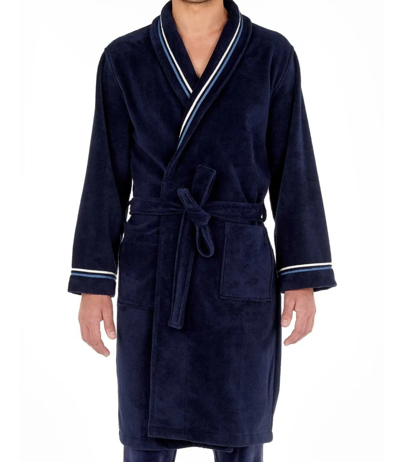 badjas transat bathrobe navy