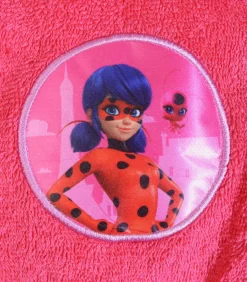 Badjas voor kinderen met capuchon 100% katoen, MIRACULOUS LADYBUG SPARKLE