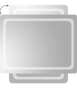 Badkamerspiegel LED 60x80 cm