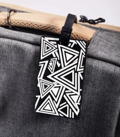 Bagagelabel - Driehoeken