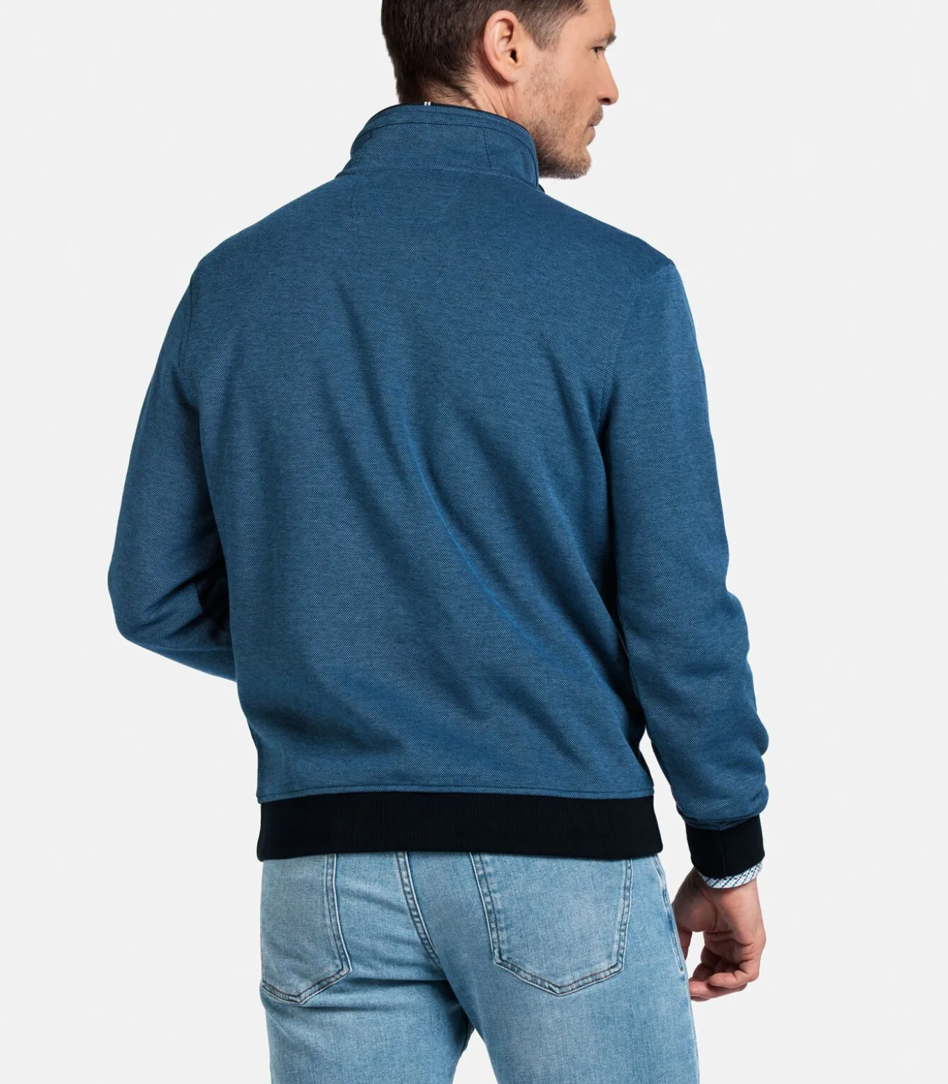 Baileys Half-Zip Sweatshirt – Donkerblauw