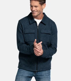 Baileys katoenmix vest - navy