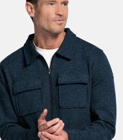 Baileys katoenmix vest - navy