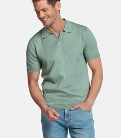 Baileys Knitted Polo – Lichtgroen