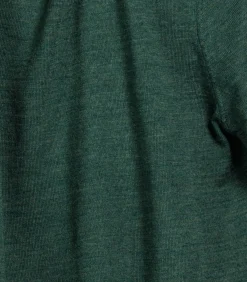 Baileys Merino Wol V-hals Trui – Donkergroen