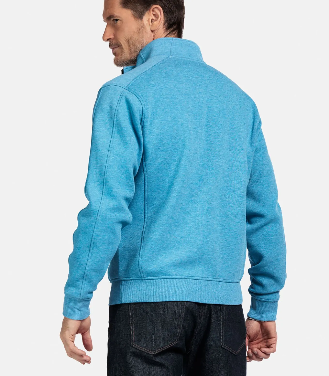 Baileys Pique Sweatvest - Sky Blue