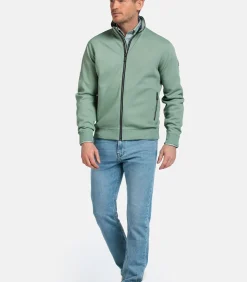 Baileys Sportief Sweatvest – Misty Green