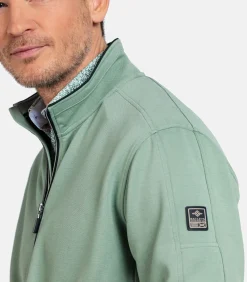 Baileys Sportief Sweatvest – Misty Green