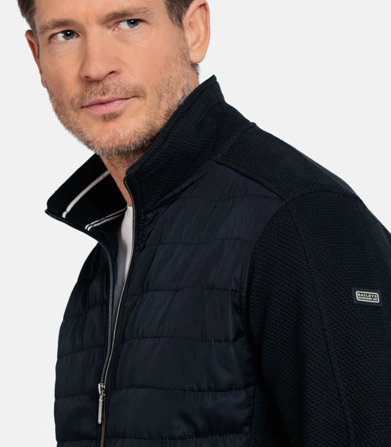 Baileys Sportief Sweatvest – Navy