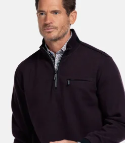 Baileys two-tone pullover - Bordeaux