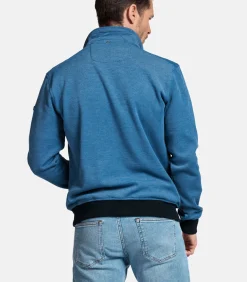 Baileys Two-tone sweatvest - Donkerblauw