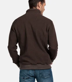 Baileys Vest met Structuur – Donker Taupe