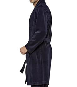 Bariet fluwelen lange kamerjas