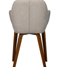 Base Eetkamerstoelen - Velvet Melange - Zand - Set van 6