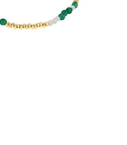 Bead Armband voor dames, roestvrij staal, gekweekte zoetwaterparel, kattenoog