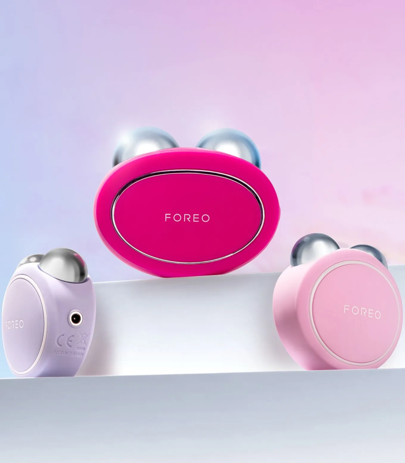 BEAR Mini Pearl Pink | App-verbonden Microcurrent Facial Toning Apparaat met 3 Intensiteiten